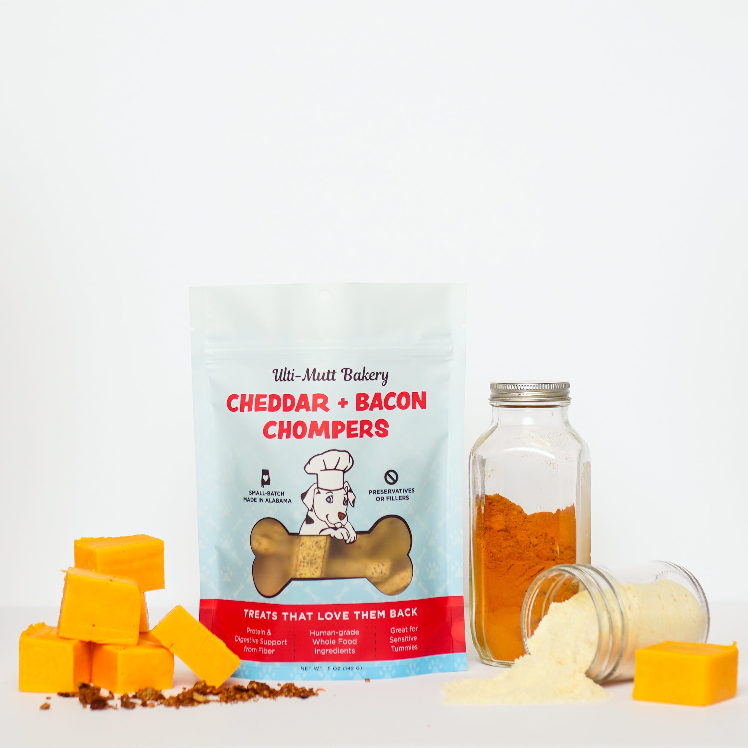 Cheddar + Bacon Chompers