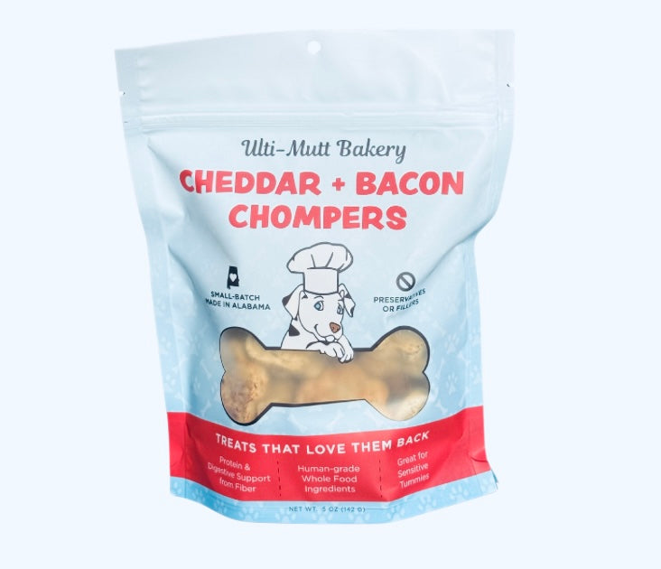 Cheddar + Bacon Chompers