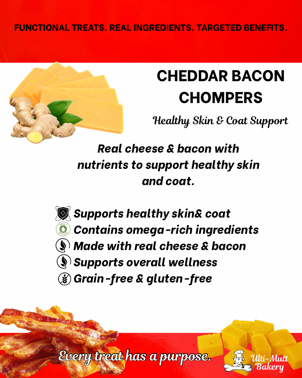 Cheddar + Bacon Chompers