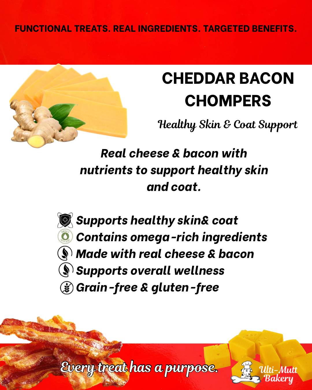 Cheddar + Bacon Chompers